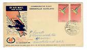 NEW ZEALAND 1959 Anniversary of the first Official Airmail Flight in New Zealand. Commemorative Flight Dargaville to Auckland. -