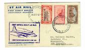 NEW ZEALAND 1951 First Official Direct Airmail from Christchurch to Melbourne. Carried by Tasman Empire Airways Limited. - 30142