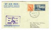 NEW ZEALAND 1951 First Official Direct Airmail from Melbourne to Christchurch. Carried by Tasman Empire Airways Limited. - 30144