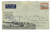 NEW ZEALAND 1940 New Zealand Australia England. Through Air Mail Service. Inaugural Flight. Bearing 5d Centennial. - 30173 - Pos