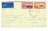 NEW ZEALAND 1940 Flight Cover. New Zealand to USA Air Mail Service via New Caledonia. Letter from Christchurch to New Caledonia