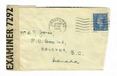 GREAT BRITAIN 1944 Letter to Canada Examiner 7292. Damage at side. - 30208 - PostalHist