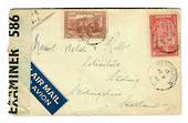 CANADA 1942 Letter to Scotland. Reseal Label "Opened by Examiner 586". - 30212 - PostalHist