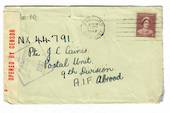 AUSTRALIA Letter to Postal Unit 9th Division AIF Abroad. Passed by Censor 1187. - 30220 - PostalHist