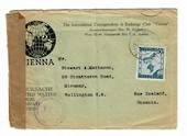 AUSTRIA 1946 Censored Cover to New Zealand. Purple censoe cachet 145. - 30223 - PostalHist