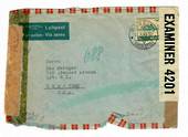 SWITZERLAND 1943 Letter to New York. Opened and resealed by the censor in Germany and again in New York. - 30231 - PostalHist