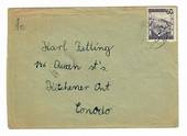 AUSTRIA Letter to Canada with 1945 definitive. Cachet "Military Censorship Civil Mail". - 30243 - PostalHist