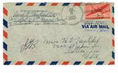 USA 1942 Airmail Letter Naval Censored.