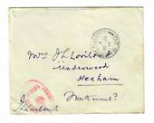 GREAT BRITAIN 1917 Letter twith Red Oval Cachet "Passed by Field Censor 1658. Postmark "Army Post Office S20 16/7/17. - 30254 -