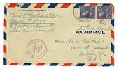 USA 1943 Airmail Letter US Navy. Passed by Naval Censor.