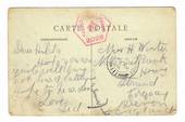 GREAT BRITAIN 1916 Postcard War. Cachet in red  Passed by Field Post Censor 2026. Postmark Field Post Office 14/4/16. Location c