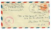 USA 1943 Airmail Letter. Postmark US Navy. Passed by Naval Censor.