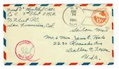USA 1943 Airmail Letter. Postmark US Navy. Passed by Naval Censor.