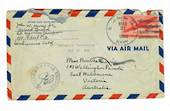 USA 1944 Airmail Letter. Postmark US Navy. Passed by Naval Censor.