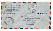 USA 1944 Airmail Letter. Postmark US Navy. Passed by Naval Censor.