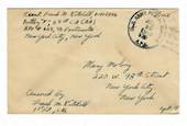 USA 1945 Letter from army serviceman. Free. Postmark US Army Postal Service 520. Censored by officer.