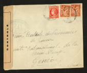 FRANCE 1944 Lettre a Comite International de Croix-Rouge Ocgenie Contrale des Prisonnies de Guerre Geneve. Cachet. Reseal Label