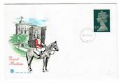 GREAT BRITAIN 1983 Elizabeth 2nd Definitive Machin £1.30 Pale Drab and Deep Greenish Blue on first day cover. - 30302 - FDC