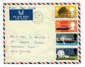 GREAT BRITAIN 1966 Technology. Set of 4 on airmail first day cover to New Zealand. - 30313 - FDC