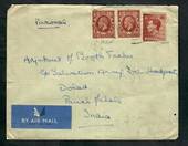 GREAT BRITAIN 1936 Airmail Letter to India. Nice backstamp. - 30371 - PostalHist