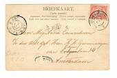NETHERLANDS 1903 Amsterdam to Antwerp Railway Travelling Post Office Postmark on Postcard of Haarlem. - 30401 - Postmark