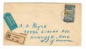 YUGOSLAVIA 1951 Registered cover to USA. - 30424 - PostalHist