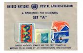 UNITED NATIONS POSTAL ADMINISTRATION Small Collection described as Set A. - 30425 - PostalHist