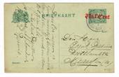 NETHERLANDS 1920 Briefkaart internal with postal rate overprint in red. Nice item. - 30445 - PostalHist