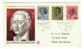 WEST GERMANY 1970 Birth Bicentenaries. Includes Beethoven. Set of 3 on first day cover. - 30459 - FDC