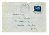 LUXEMBOURG 1954 Cover to New York with National Welfare Fund 4f + 50c Blue. - 30497 - PostalHist