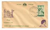 FIJI 1948 Royal Silver Wedding 2½d on first day cover. - 30505 - FDC