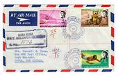 SOLOMON ISLANDS 1969 Royal Visit of the Duke and Duchess of Kent to Kirakira. Registered cover with special cachet. Also DIVING