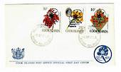 COOK ISLANDS 1971South Pacific Games. Non-surcharged. Set of 3 on first day cover. - 30531 - FDC