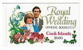 COOK ISLANDS 1982 Royal Wedding Booklet. - 30547 - Booklet
