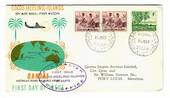 COCOS (KEELING) ISLANDS 1963 Definitives 1/- and 3d on first day cover. - 30551 - FDC