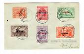 SAMOA 1920 Peace. Set of 6 on cover. - 30564 - PostalHist