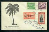 SAMOA 1946 Peace. Set of 4 on first day cover. - 30589 - FDC