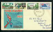 COOK ISLANDS 1965 Internal Self-Government. Set of 4 on first day cover. - 30600 - FDC