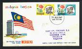 MALAYSIA 1967 Tenth Anniversary of Independence. Set of 2 on first day cover. - 30607 - FDC