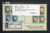 SOUTH AFRICA 1937 Coronation. Set of 5 on first day cover addressed to A Brodie Limited. - 30624