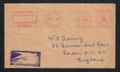 RHODESIA and NYASALAND 1960 Letter from Bulawayo to London. Meter mark. - 30660 - PostalHist