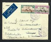 EGYPT 1934 Airmail Letter to Ireland. Redirected to Scotland. - 30669 - PostalHist