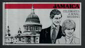 JAMAICA 1981 Royal Wedding of Prince Charles and Lady Diana Spencer. Booklet. - 30673 - Booklet