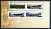 CANADA 1986 Railway Locomotives 4th series. Set of 4 with part of presentation pack. - 30675 - UHM