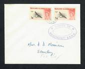 FALKLAND ISLANDS 1963 Item of mail with cachet "Carried on Hovercraft S.R.N.6. - 30696 - PostalHist
