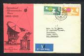 HONG KONG 1965 ITU set of two on first day cover posted to New Zealand. - 30699 - PostalHist