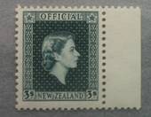 NEW ZEALAND 1954 Elizabeth 2nd Official 3/- Grey. - 307 - UHM
