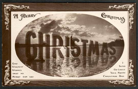 NEW ZEALAND 1910 Christmas Postcard to Canada St Newton a suburb devastated by motorway. - 30720 - PostalHist