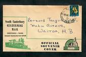 NEW ZEALAND 1959 South Canterbury Centennial Mail. Christchurch to Timaru Railway Travelling Post Office. - 30752 - PostalHist