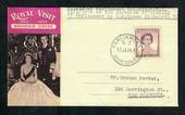 NEW ZEALAND 1954 Cover posted from PARLIAMENT BUILDINGS on 12/1/54 on the occasion of the opening of Parliament by Elizabeth 2nd